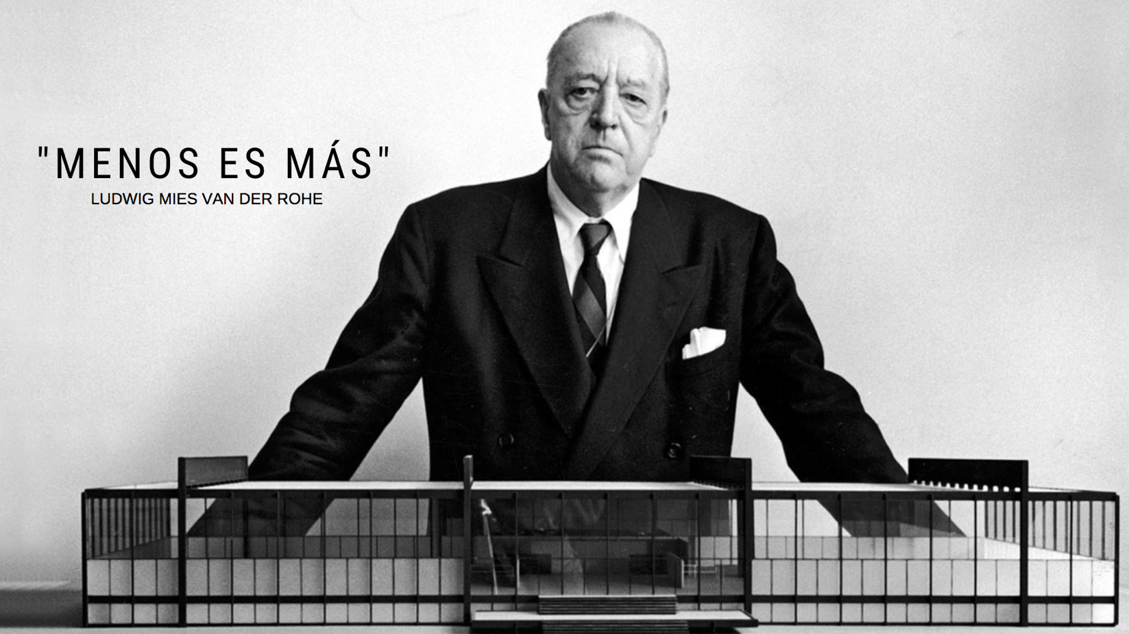 mies van der rohe menos es mas